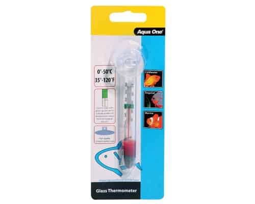 Aqua One Glass Thermometer
