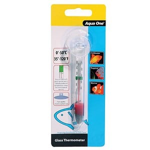 Aqua One Glass Thermometer