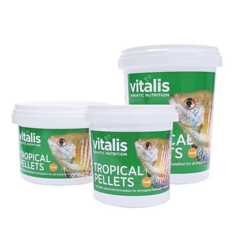 Vitalis Tropical Pellets 260g (1mm) Moist Pellet Fish Food