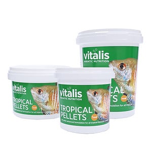 Vitalis Tropical Pellets 260g (1mm) Moist Pellet Fish Food