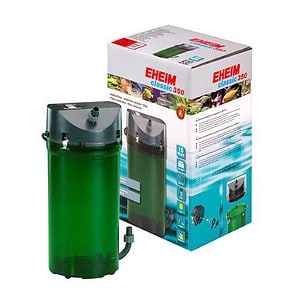 EHEIM classic 350 – external filter with biological + mechanical filter media and double taps