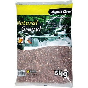 Aqua One Natural Gravel Ruby Red 5kg