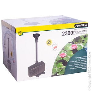 Pond One Pondmaster 2300 Fountain Pump 2200LH 2.2m Mh H head height
