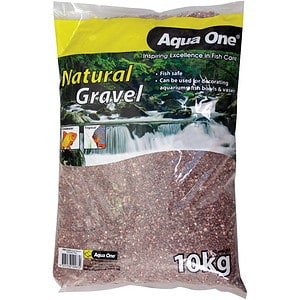Aqua One Natural Gravel Ruby Red 10kg
