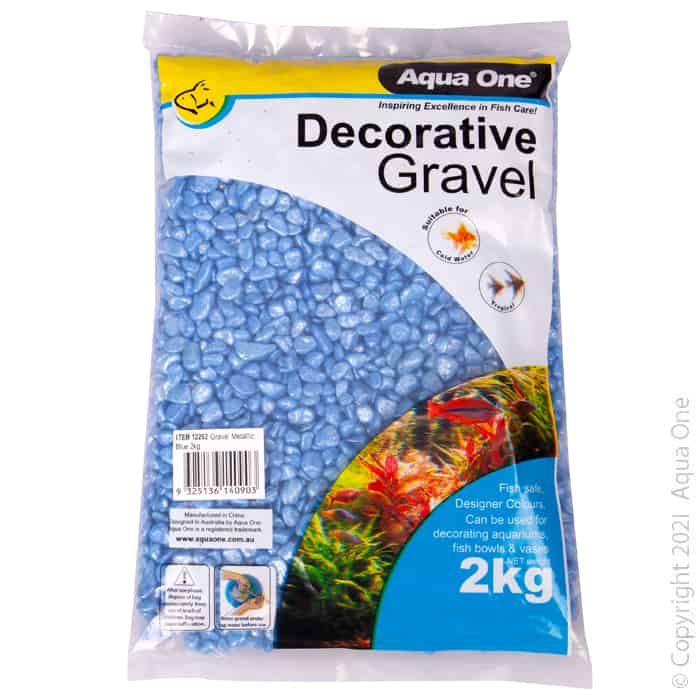 Aqua One Gravel Metallic Blue 2kg