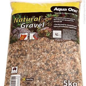 Aqua One Natural Gravel Australian Gold Dark 4-6mm Mix 5kg