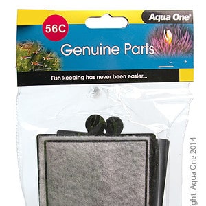 Aqua One ClearView 400 Filter Carbon Cartridge 56c (2pk) (25056c)