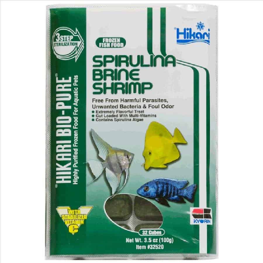 Hikari Spirulina Brine Shrimp - 100g 32 Cubes