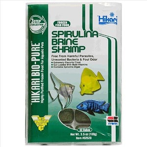 Hikari Spirulina Brine Shrimp – 100g 32 Cubes