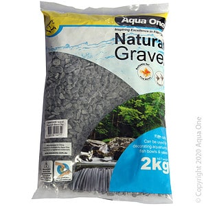 Aqua One Natural Gravel Phantom Black 2kg