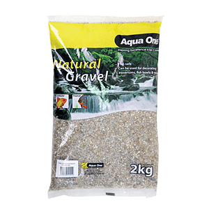 Aqua One Natural Gravel Gold Mix 2kg