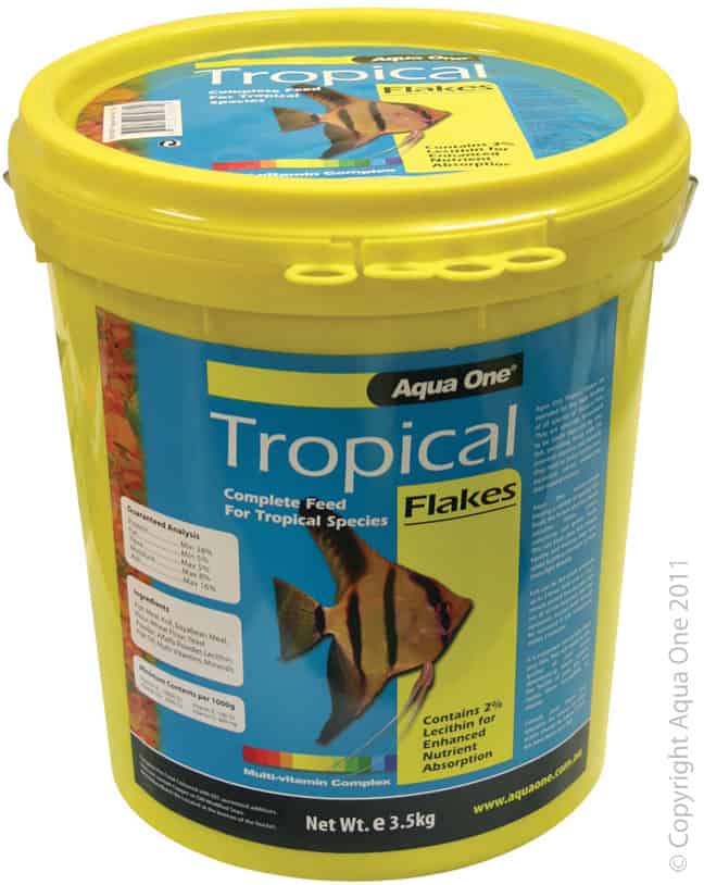 Aqua One Tropical Flake Food Bulk Bucket 3.5kg