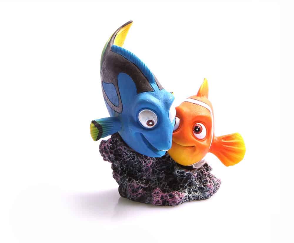 Ornament Blue Tang And Clownfish 10x9.5x9.8cm