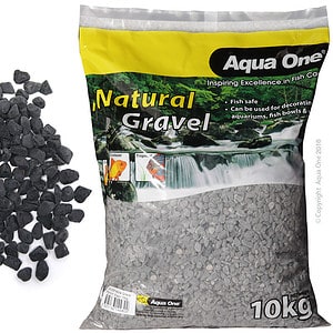 Aqua One Natural Gravel Phantom Black 10kg