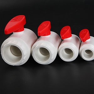 White DIN Ball Valve