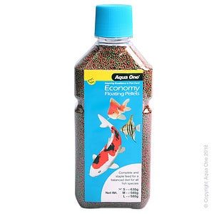 Economy Pellet Food 1mm 630g Bottle