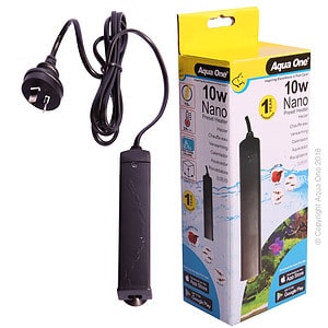Aqua One Nano Plastic Preset Heater 10W 13.5Cm 15044