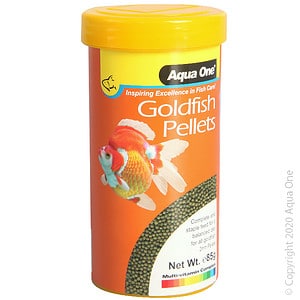 Aqua One Goldfish Pellet Food 2mm 85g