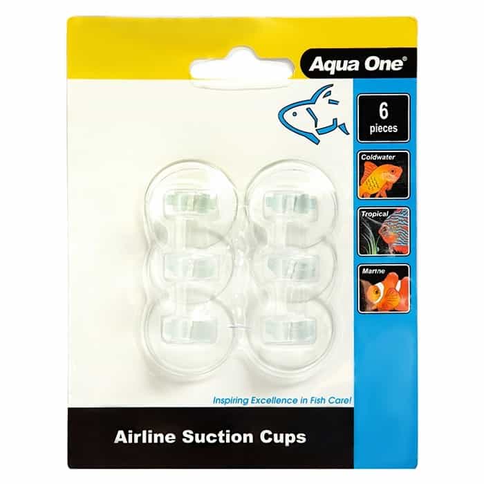Aqua One Suction Cups Airline 6 Pack