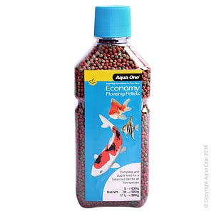 Economy Pellet Food 3mm 580g Bottle