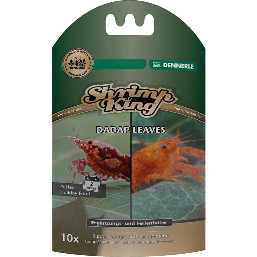 Dennerle Shrimp King DADAP Leaves - Shrimp Leaf Food - 10 Pieces