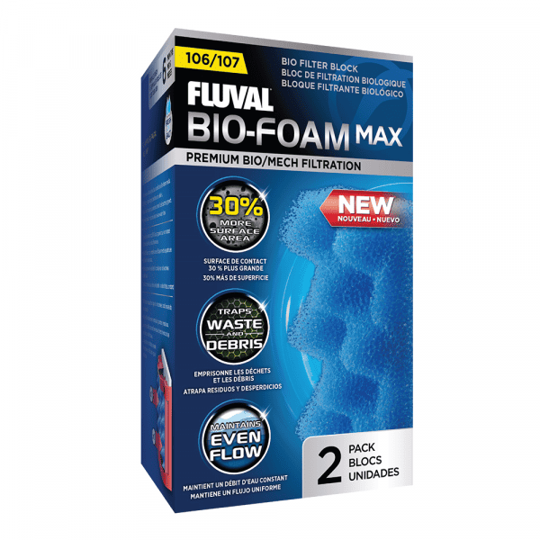 Fluval 106/107 BioFoam Max 2 Pack