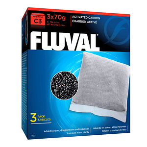 Fluval C3 Filter Carbon 3 x 70g