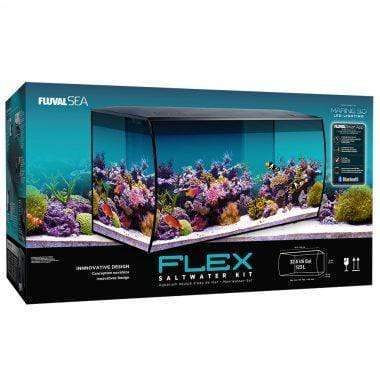Fluval Flex Marine Aquarium 123L Black Bespoke Aquariums
