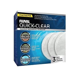 Fluval FX4/FX5/FX6 QuickClear Water Polishing Pad 3 Pack