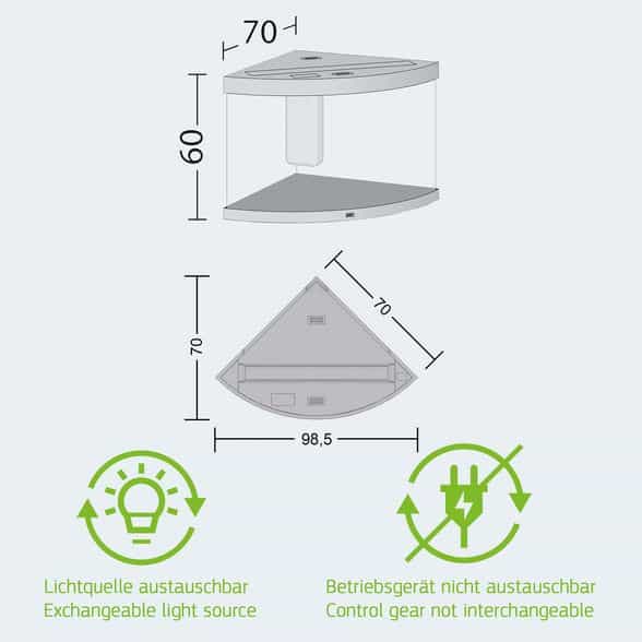 Juwel Trigon 190 LED Aquarium White - Image 9
