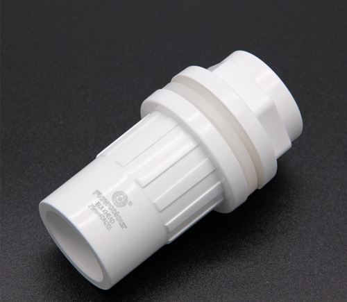White DIN Tank Fitting (Bulkhead)