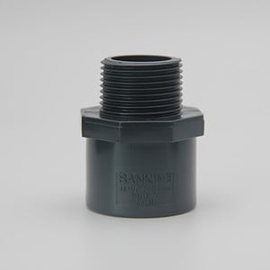 Grey DIN Male threaded Coupling