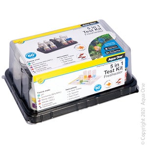 Test Kit 5in1 Freshwater PH NH4 NO2 NO3 KH