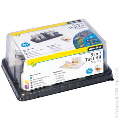 Test Kit 5in1 Marine PH NH4 NO2 NO3 PO4