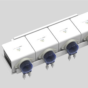Reef Factory Dosing Pump Holder (Can hold up to 4 individual units) – Includes 4 way Power Splitter