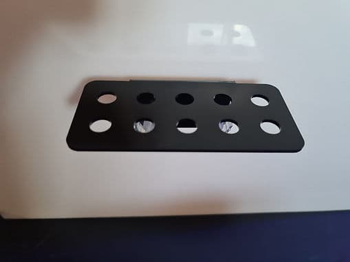 Single Row 10 Frag Rack Black