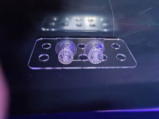10 Hole Frag Rack Clear