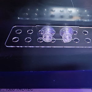 16 Hole Frag Rack Clear