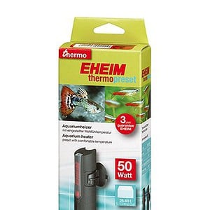 EHEIM thermopreset 50 – preset aquarium heater at 25ºC for aquariums up to 60l