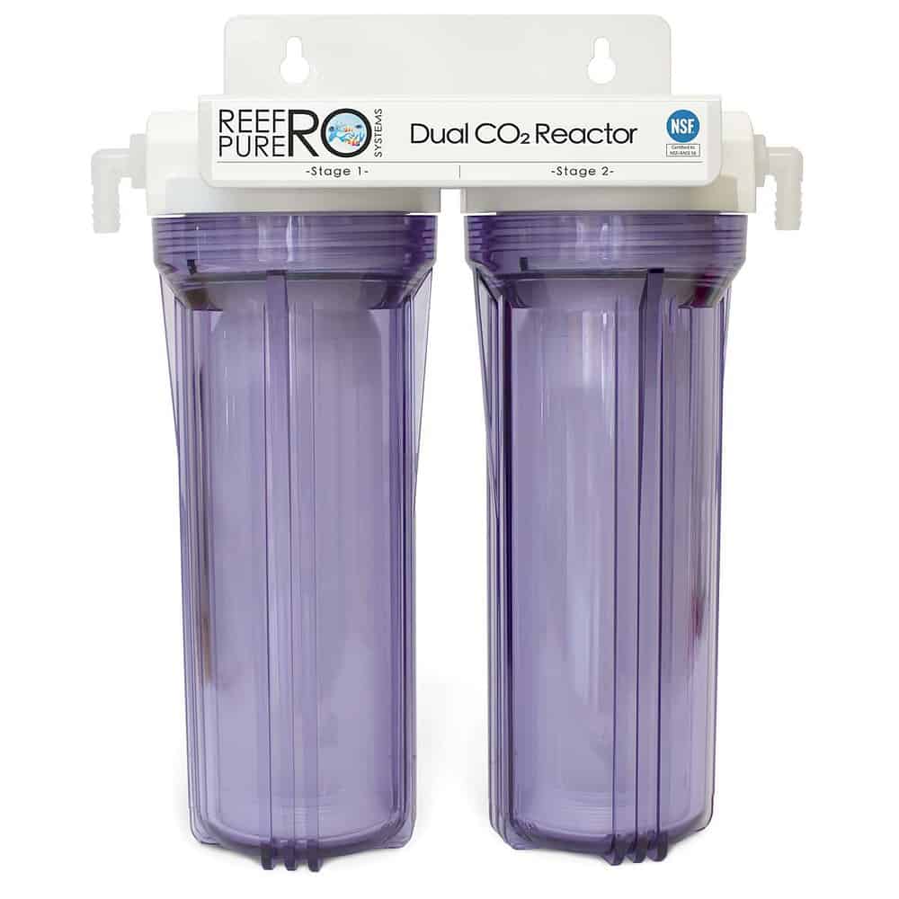 Dual CO2 Media Reactor With 3/8"Barbed Connectors