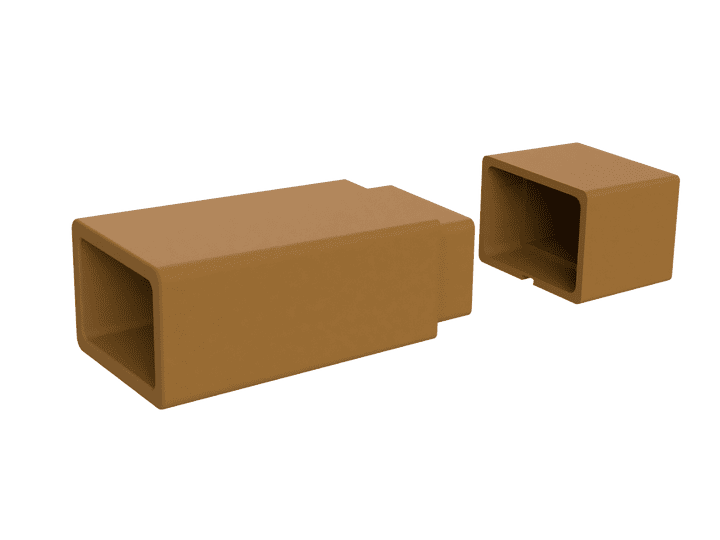 EZYCAVE - RECTANGLE | LIGHT BROWN - Image 2
