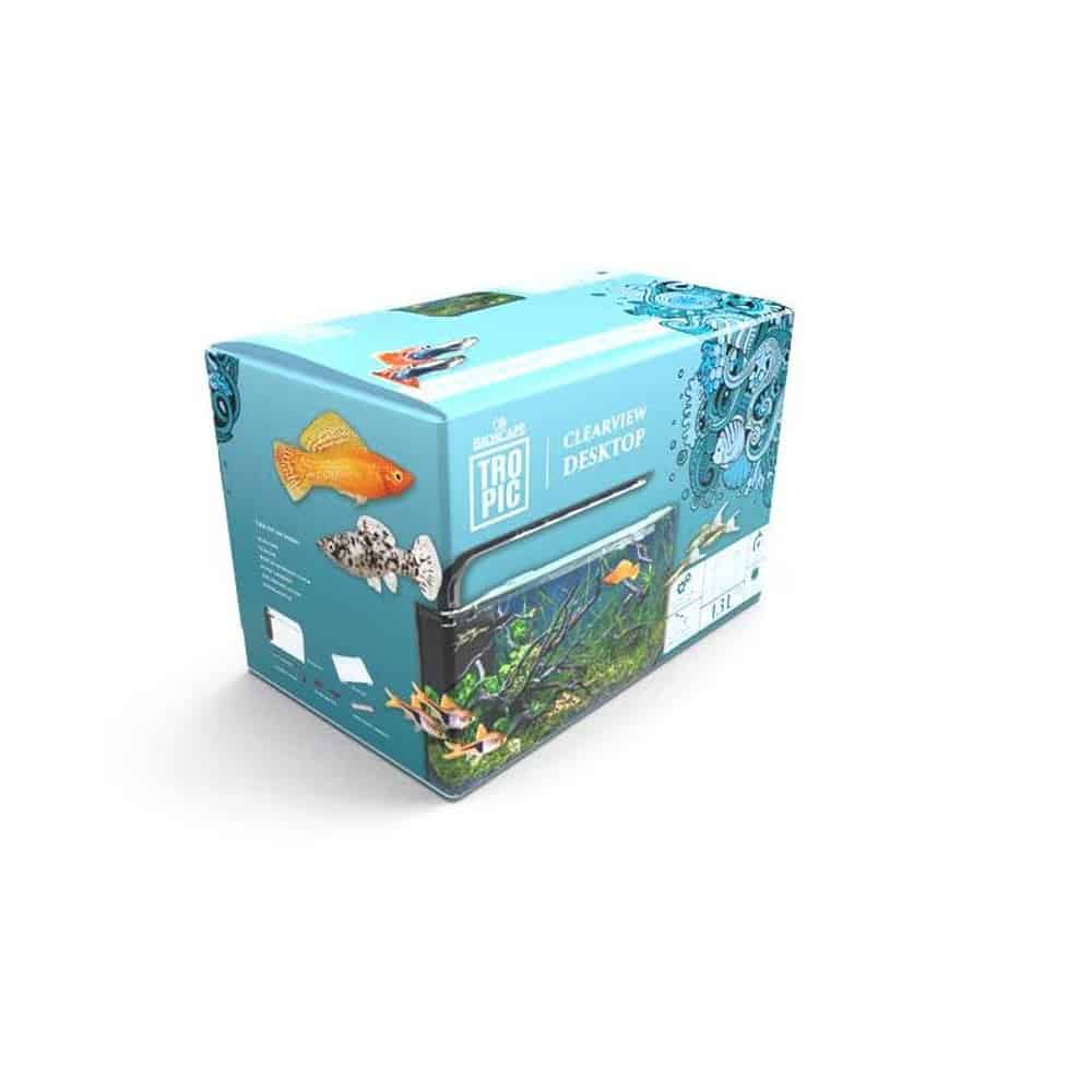 Bioscape Tropic Clearview Desktop Aquarium 13L