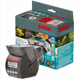 EHEIM TWINfeeder – automatic fish feeder with two separate chambers for different types of food