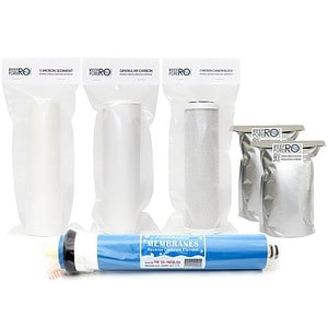 6 Stage Filter Kit ” DI Resin & Single 50GPD Membrane