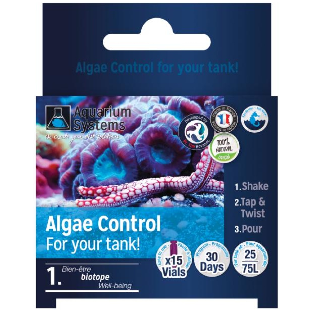 Aquarium Systems Algae Control For Your Tank 75l Marine