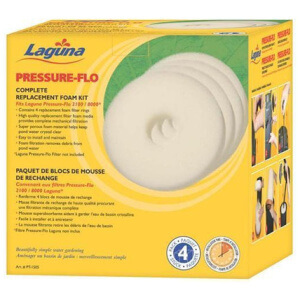 Laguna Pressure-Flo Replacement Foams 4 Pack for 8000