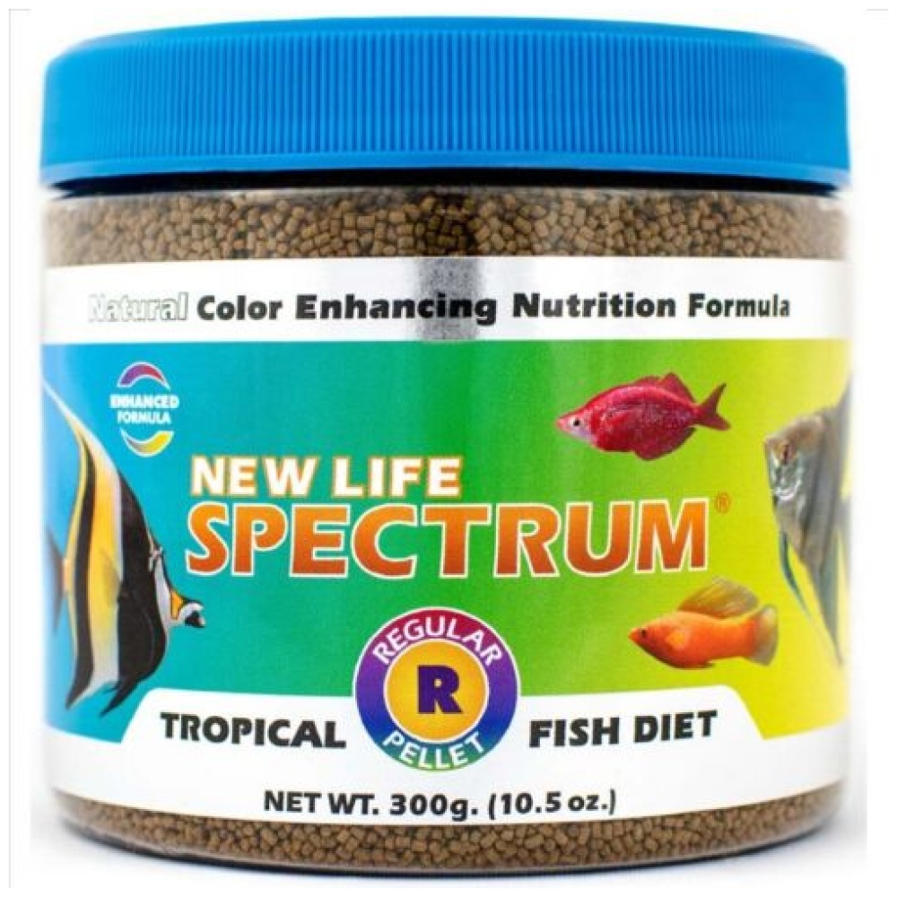 New Life Spectrum Regular Tropical Fish Diet 300g - Sinking Pellet 1-1.5mm