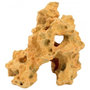Bioscape Holey Rock Golden Replica – XLarge (33 x 30 x 23 cm)