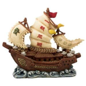 Bioscape Oriental Sailing Schooner 23.6 x 18 cm