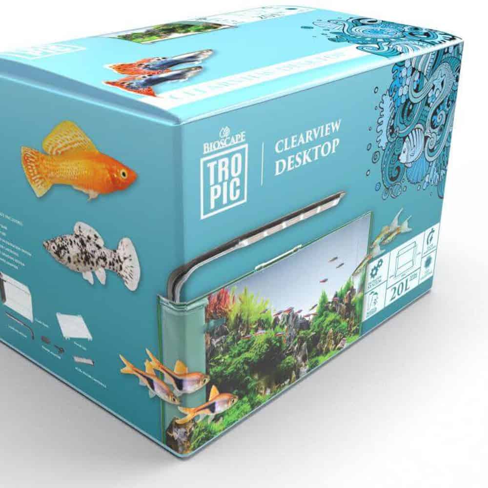 Bioscape Tropic Clearview Desktop Aquarium 20L